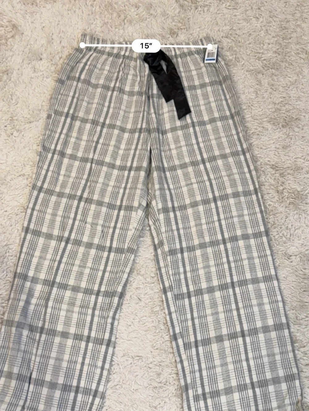 NWT Nautica Gray Plaid Men’s Lounge Pants - XL
